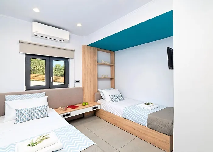 度假居 Stavento Luxus Privater Pool By Interhome